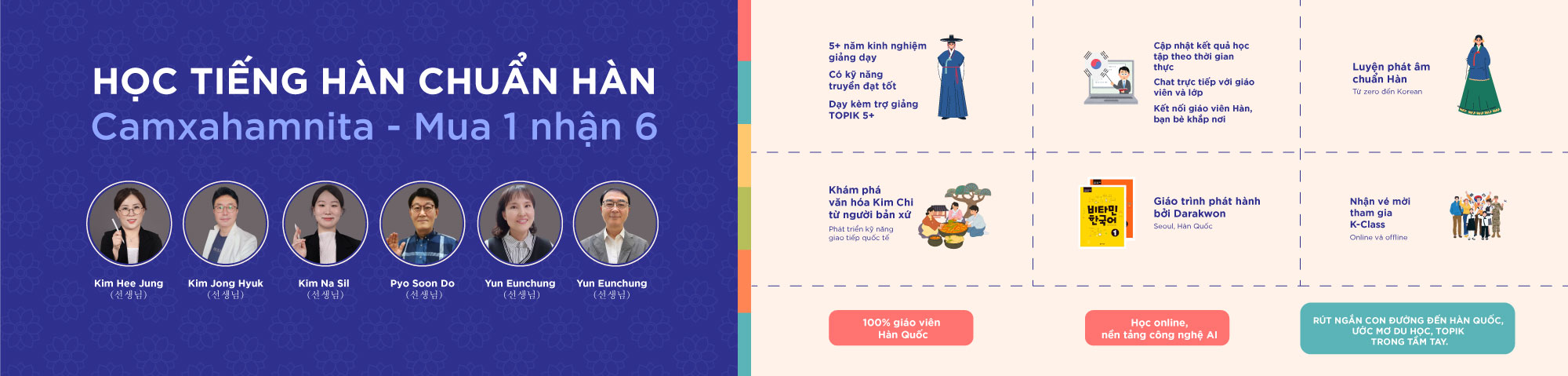 1 khóa học tiếng Hàn bao nhiêu tiền